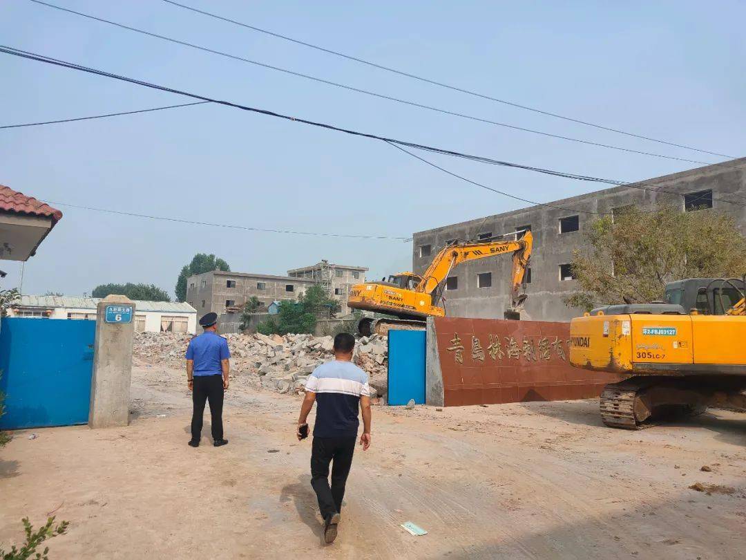 胶州违章建筑初期动态曝光